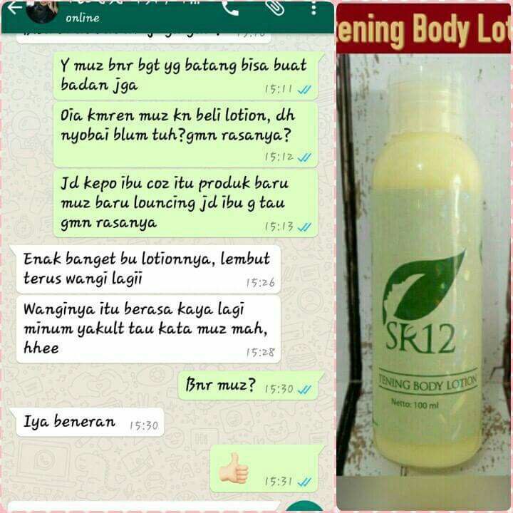 Body Lotion SR12 Kalbar