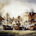 Algerian fleet plunge English fleet  1816  الأسطول الجزائري يغرق الأسطول الانجليزي 