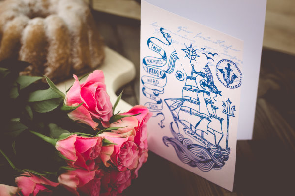 Segelschiff Mama zum Ausdrucken zum Muttertag Segelschiff Mama zum Ausdrucken zum Muttertag
