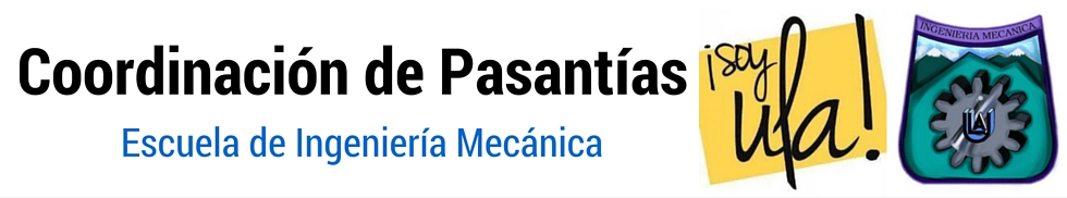 Pasantías de Ingeniería Mecánica ULA