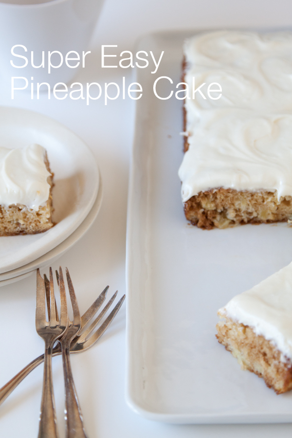 Easy To Make Dessert Recipes Pineapple Breakfast Cake + New Ceramics