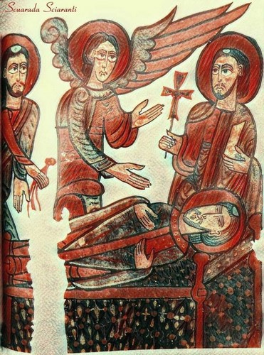 Da una pala d'altare dell'XI - XII secolo - Museo Episcopale di Vic - Catalogna