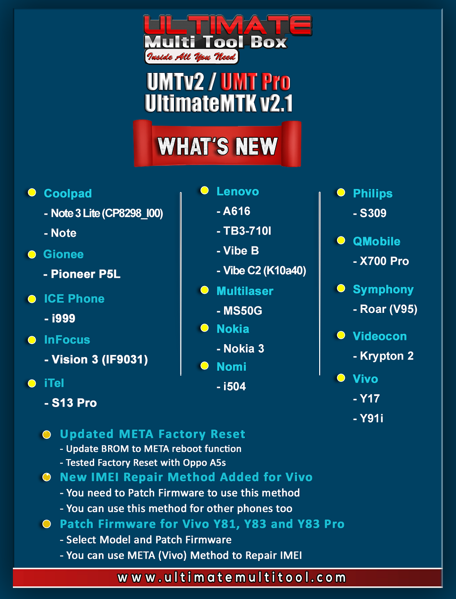 Full Setup Modern Ultimate Multi Tool (Umt) Dongle