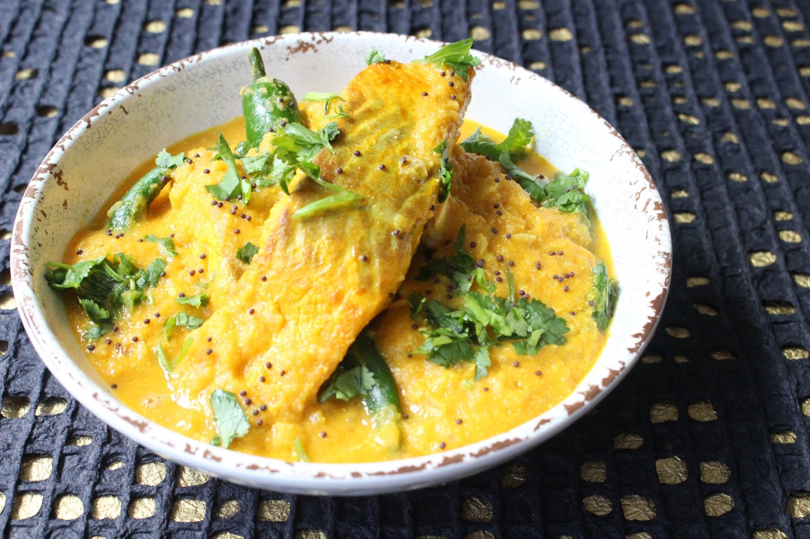 Niloufer's Kitchen Assamese MustardSpiced Fish Curry