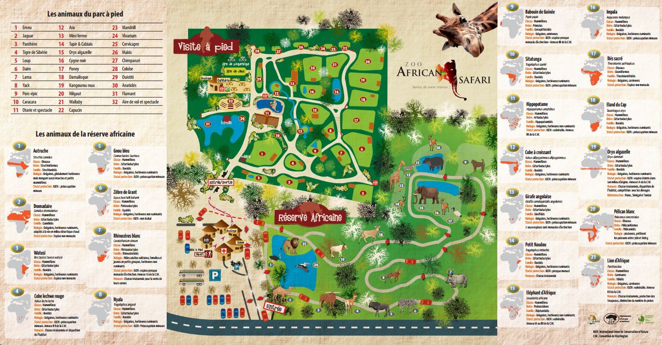 Les Mercredis de Julie Parc Zoologique African Safari Plaisance du