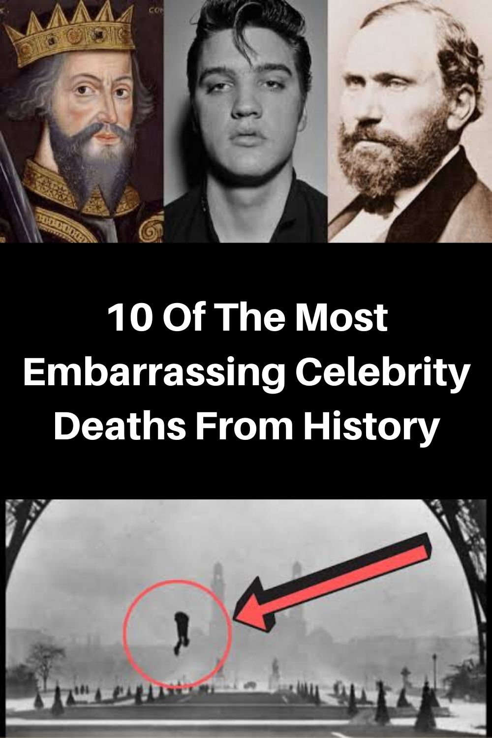 10 Of The Most Embarrassing Celebrity Deaths From History