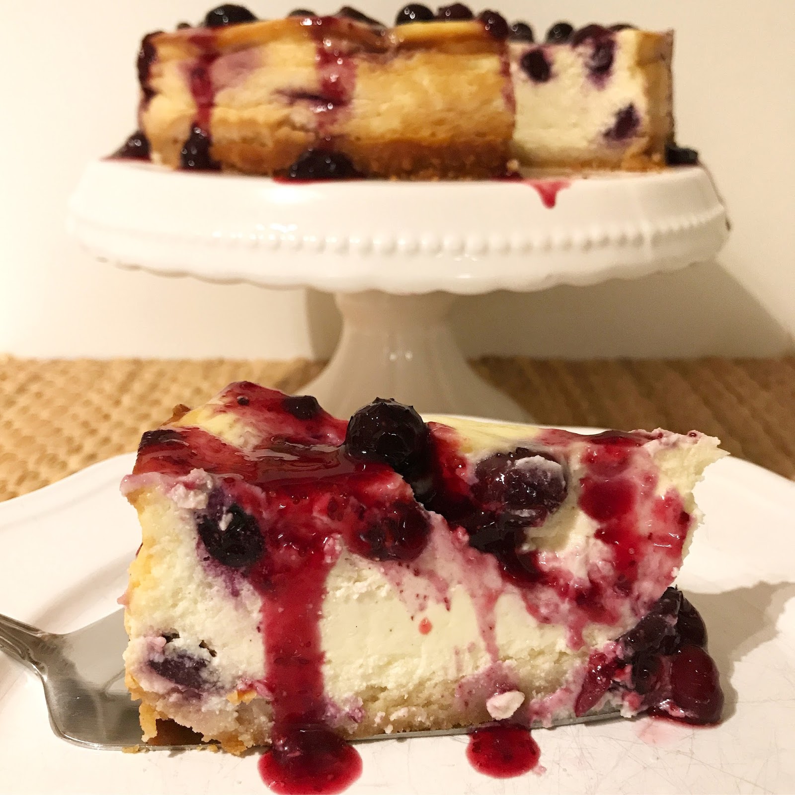 olles *Himmelsglitzerdings*: Cheesecake mit Blaubeeren zuckerfrei / Low ...