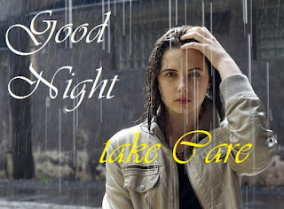 rainy good night images