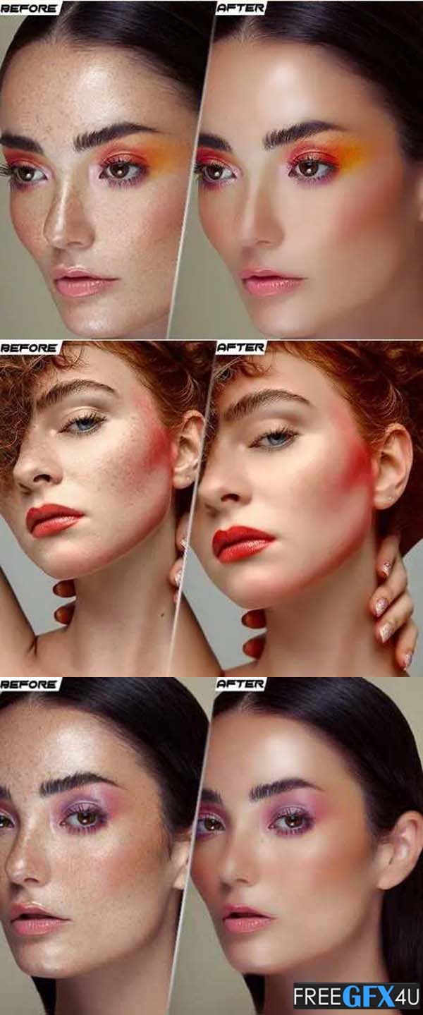 Professional Skin Retouching Photoshop Action