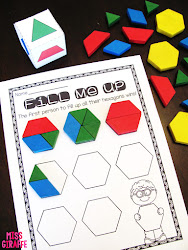 shapes grade shape fill hexagon composing 1st math kindergarten games dice hexagons center activities 2d 3d classroom geometry preschool rolling