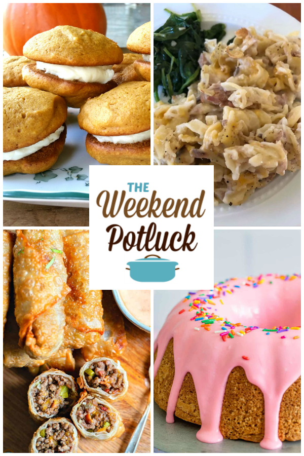 Pumpkin Gobs, Old-Fashioned Tuna Noodle Casserole, Cheeseburger Egg Rolls, Donut Cake and dozens of new recipes from some of the TOP recipe creators online and on Pinterest!