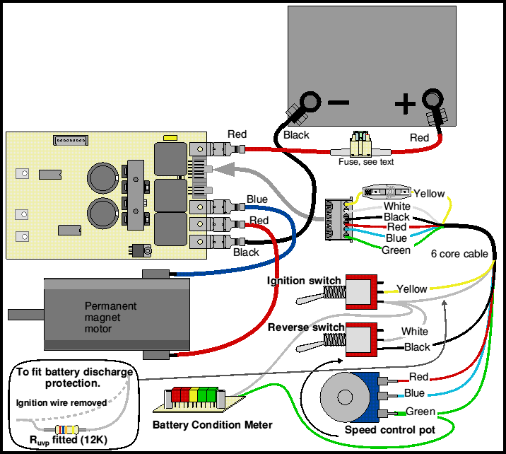 Series Motor Speed Controller Circuit Diagram | Electrical Engineering Blog