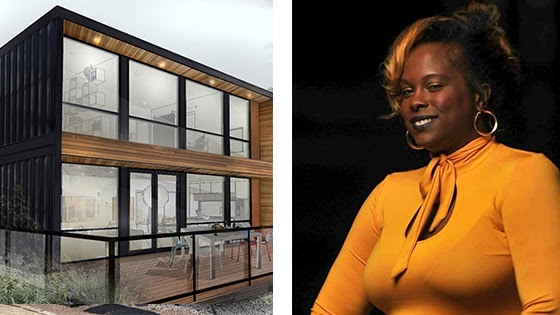 This Woman Designed Her Own Small House Made From 3 Shipping Containers