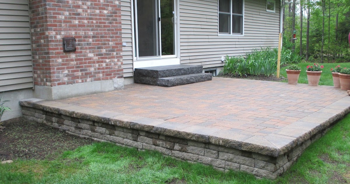 Natures Elite Landscaping Raised Paver Patios Meredith New Hampshire