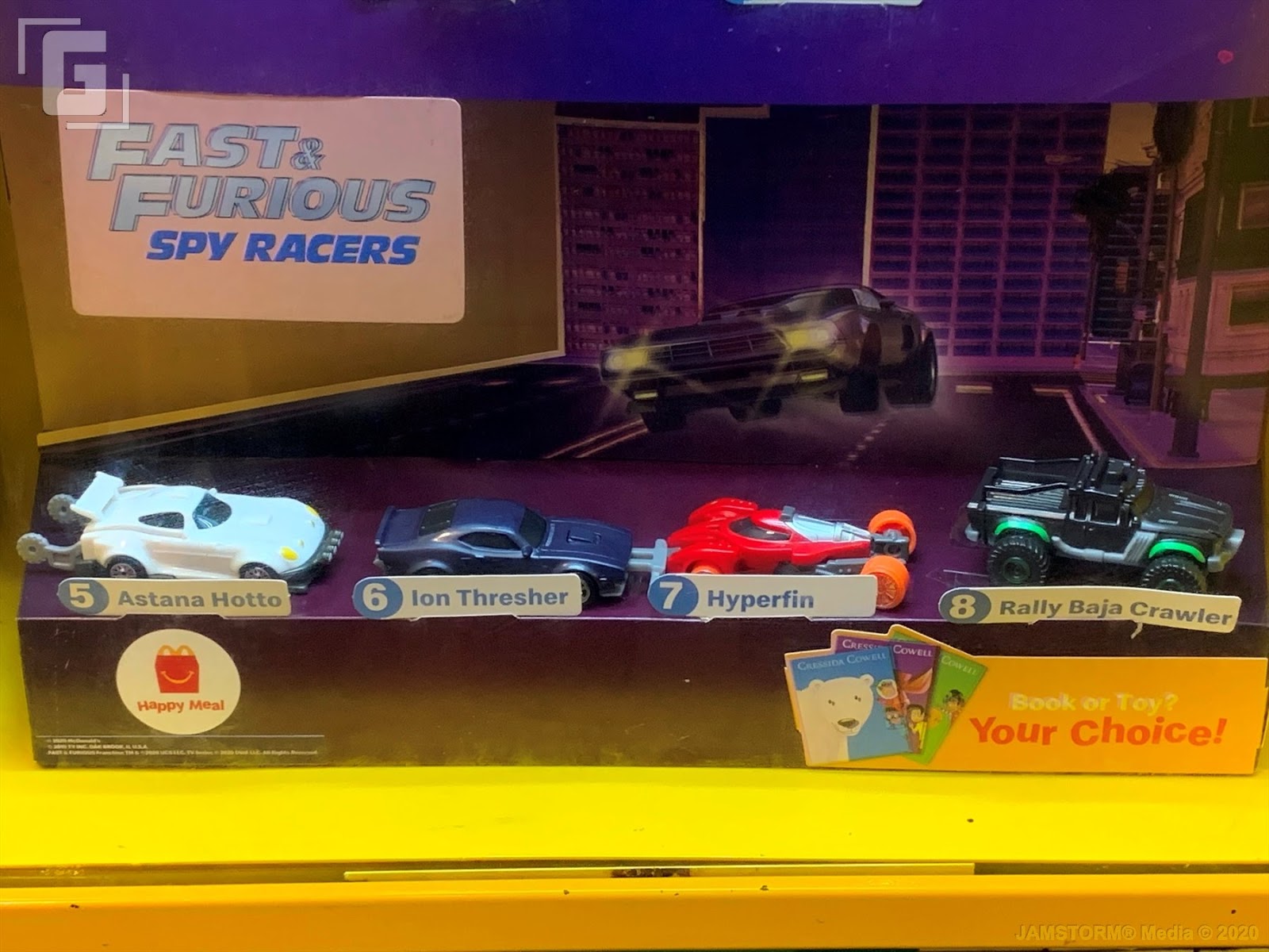 2020 McDONALD'S Dreamworks Spirit Fast and Furious Spy Racers HAPPY MEAL TOYS 