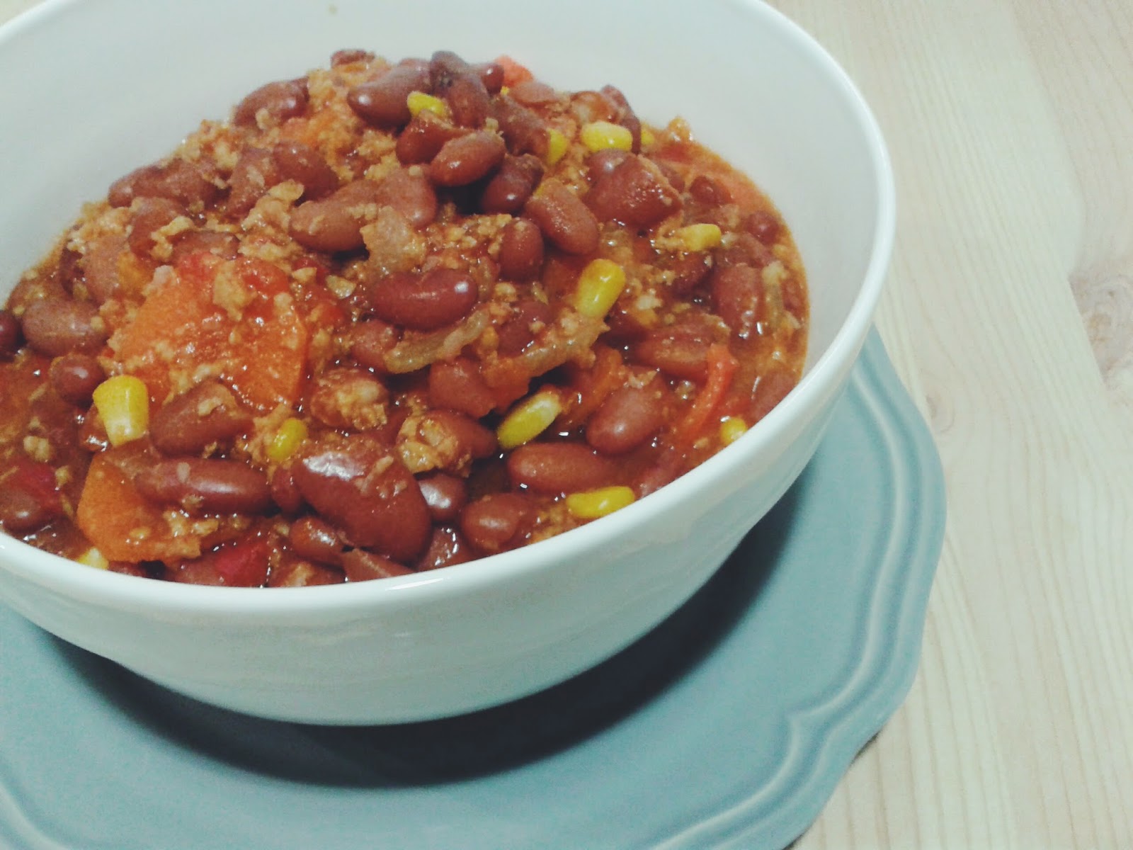Chili com seitan A Cozinha Verde