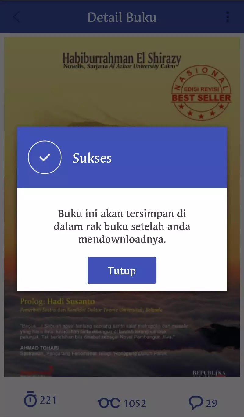Bisa Baca Daring (Online) ataupun Luring (Offline) Baca buku daring di iPusnas