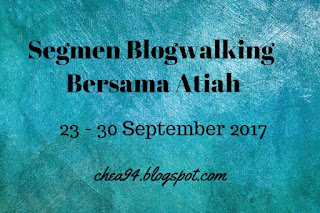  Segmen Blogwalking bersama Atiah