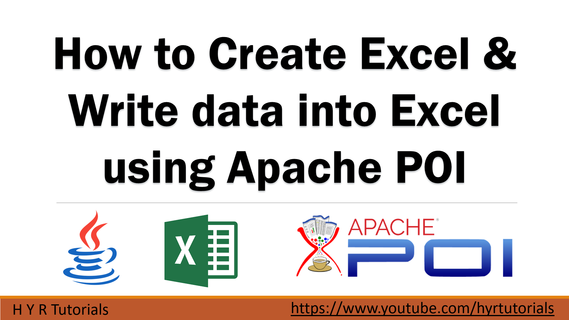 How to Create Excel and Write data into Excel File using Apache POI