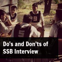 Do's and Don'ts of SSB Interview