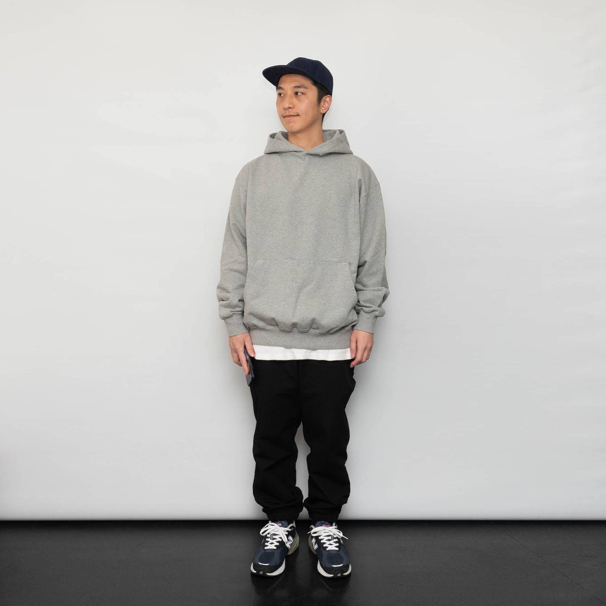 CUP AND CONE: Forward Weave Hoodie/Crew - Oxford Grey [Restock]
