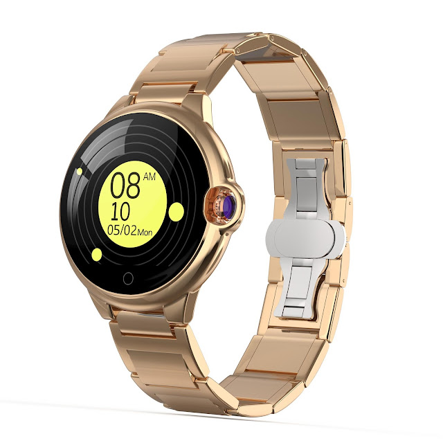 Bakeey DR88 Sapphire Glass Screen Ultra-thin Body Heart Rate Sleep WhatsApp Reminder 45Days Standby Smart Watch Bakeey DR88 Sapphire Glass Screen Ultra-thin Body Heart Rate Sleep WhatsApp Reminder 45Days Standby Smart Watch