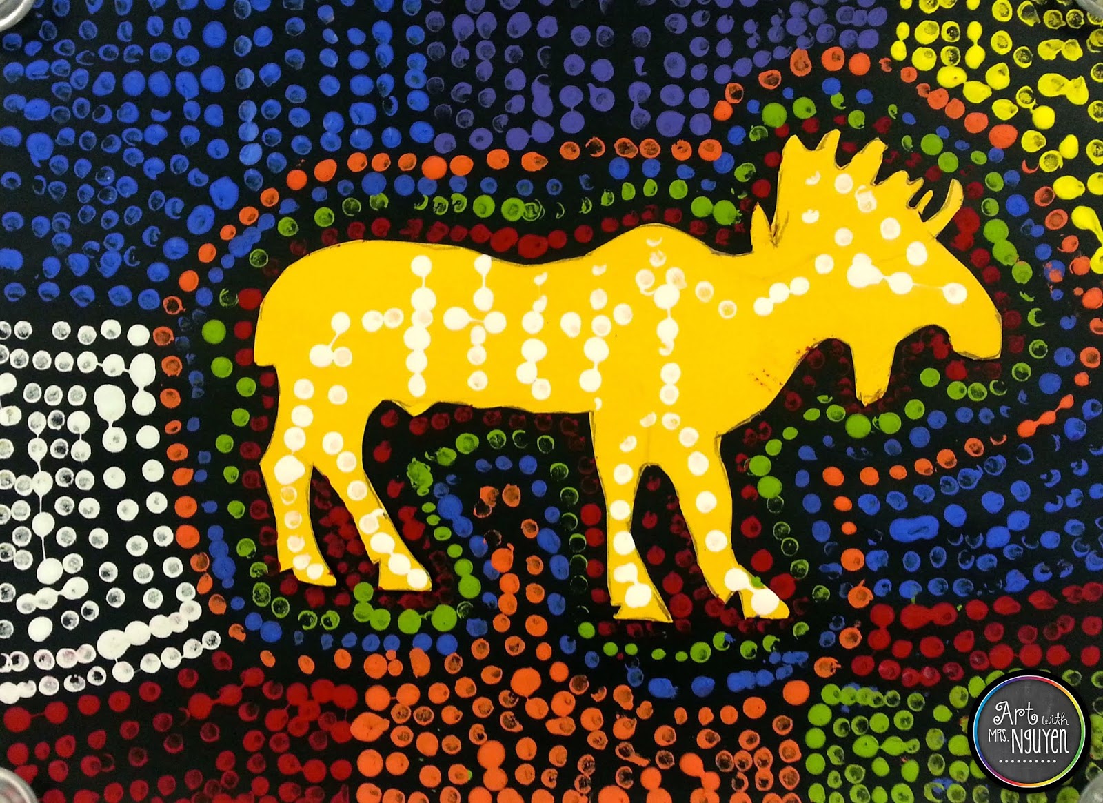 Kathy's Art Project Ideas: Aboriginal Dot Art Lesson