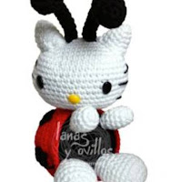 PATRON GRATIS HELLO KITTY MARIQUITA AMIGURUMI 1213