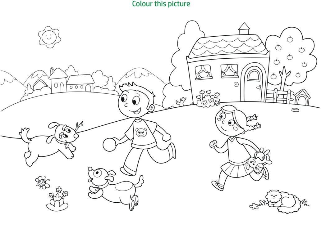 worksheets-colour-this-picture