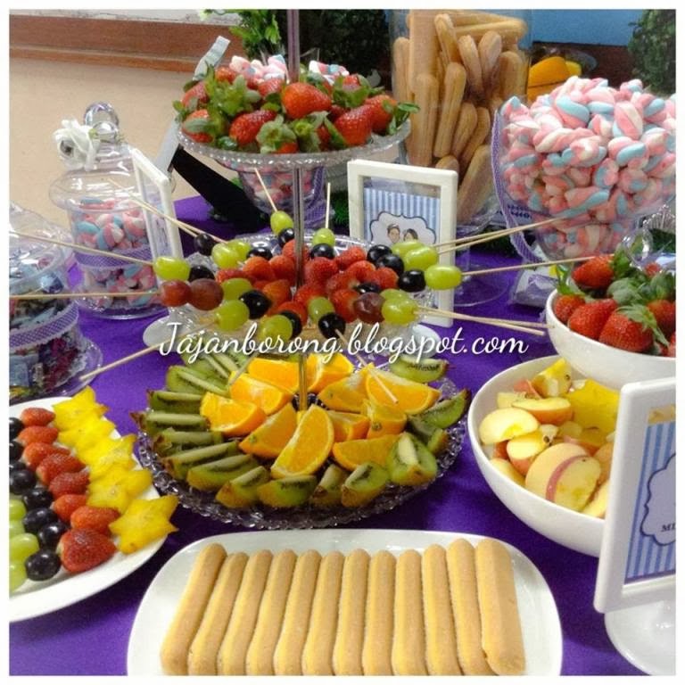 Fruit Buffet with Choc Fountain