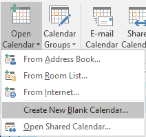 Outlookで空白のカレンダーを印刷する