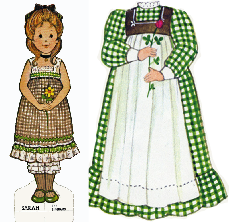 Journey Girls at Beauty of Creating, Inc. (JGBOC) Gingham Paper Dolls