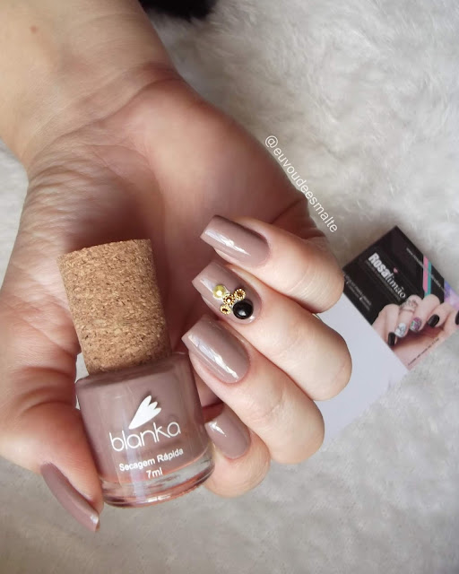 Esmalte Maravilhosa Blanka + Joia Rosa Limão