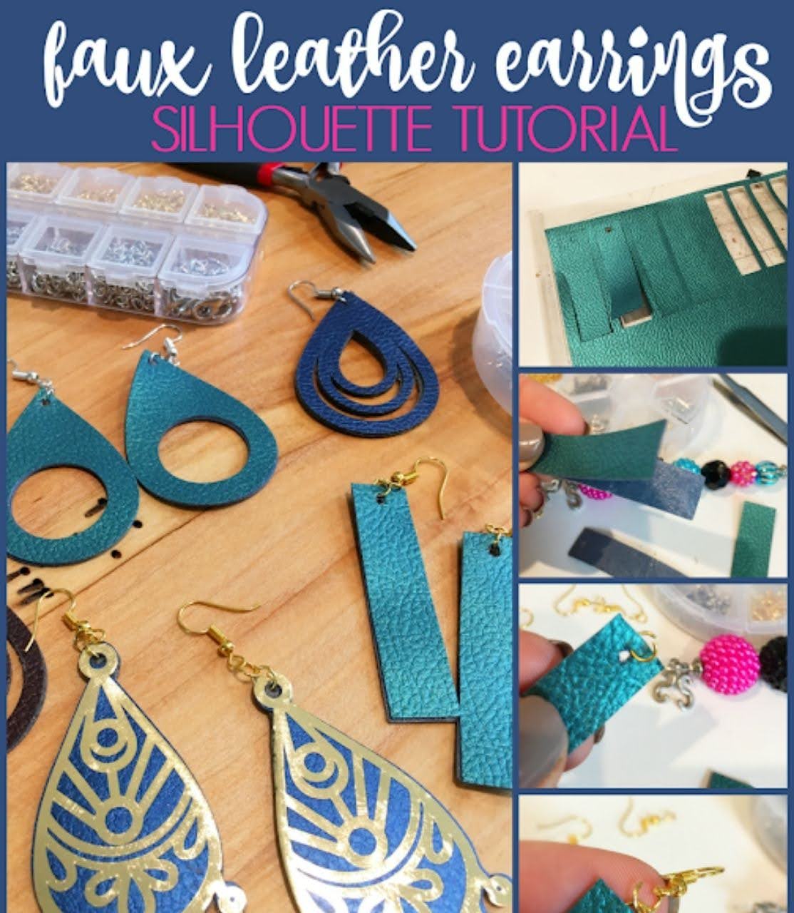 Jewelry Making Faux Leather Earring Supplies Jewelry Jennifer