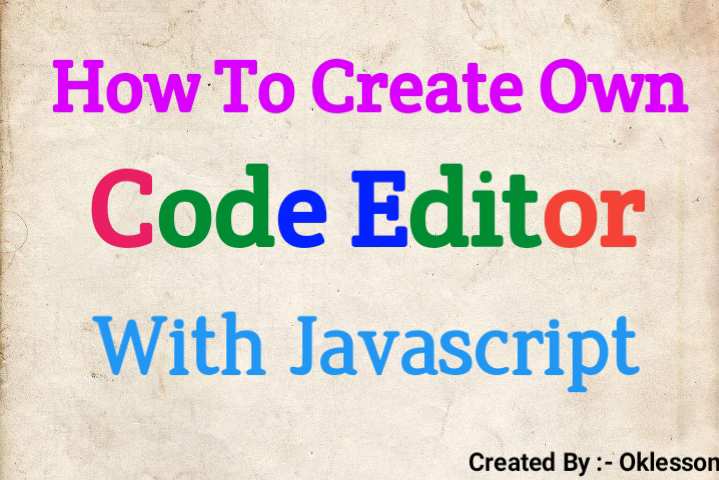 How to create own code editor with javascript (Updated)| download pdf ...
