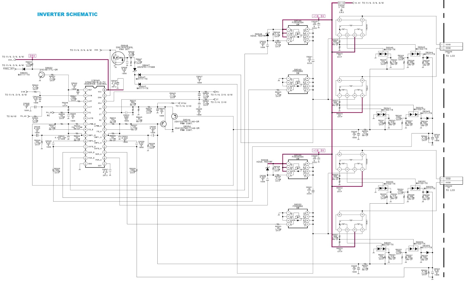 SONY KLV23HR2 LCD COLOUR TV - SMPS and INVERTER CIRCUIT DIAGRAM - Tips