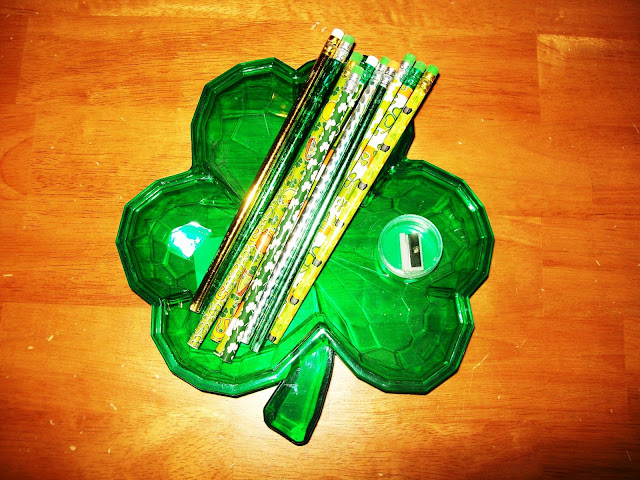 St. Patrick's Day Pencil Sharpening