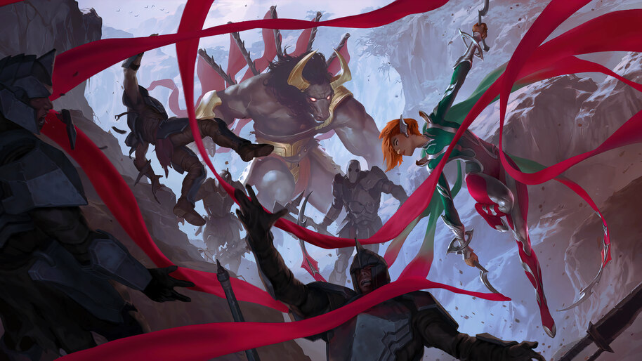 Legends of Runeterra Ribbon 4K #780a Wallpaper PC Desktop