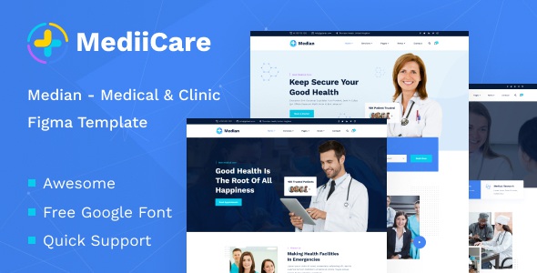 Best Medical & Clinic Figma Template