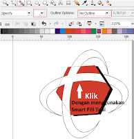  Kumpulan Tutorial, tutorial corelDRAW, membuat logo Telkomsel,  belajar membuat logo, desain grafis, belajar corelDRAW.