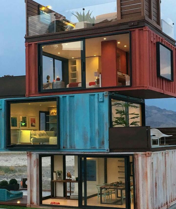 How to make dream house using with like container