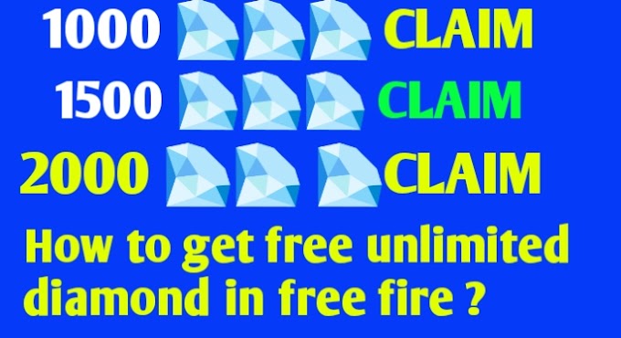 How to get free unlimited diamond in free fire ?
