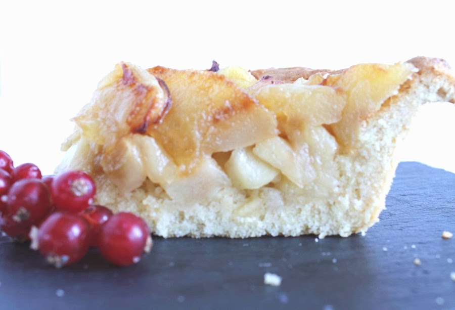 Receta Tarta de manzana caramelizada