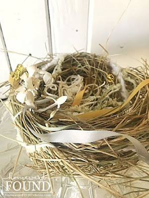 nests,garden,trash to treasure,DIY,diy decorating,tutorial,re-purposing,salvaged,junk makeover,crafting,winter,spring,garden art,wreaths,boho style,rustic style,farmhouse style,coastal style,inspired by nature,birdnests,diy bird nests,birdnest tutorial,found objects,yellow and gray home decor,Illuminating Yellow,Ultimate Gray, Pantone 2021,Pantone colors of the year