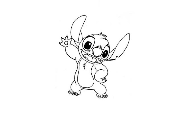 Dibujos Faciles y Bonitos de Stich