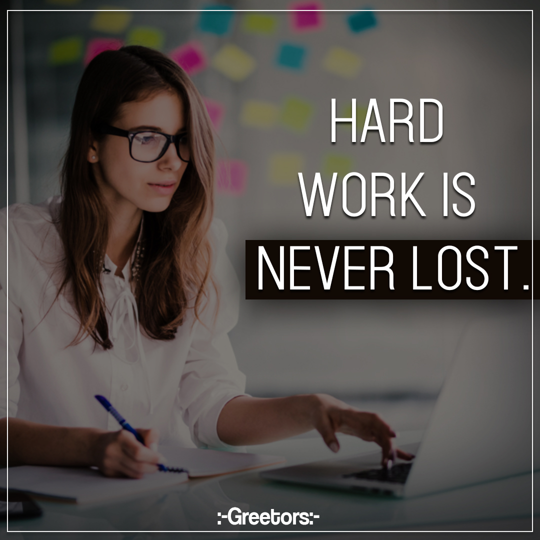 Hard Work Status For Whatsapp