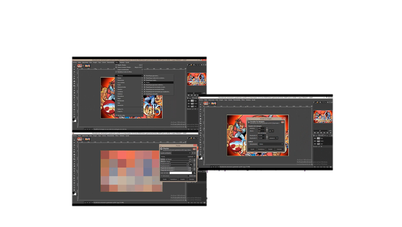 GIMP 2.10 Curso BÁSICO Pixelar una imagen