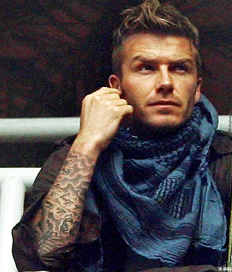 David Beckham tattoos David Beckham tattoos
