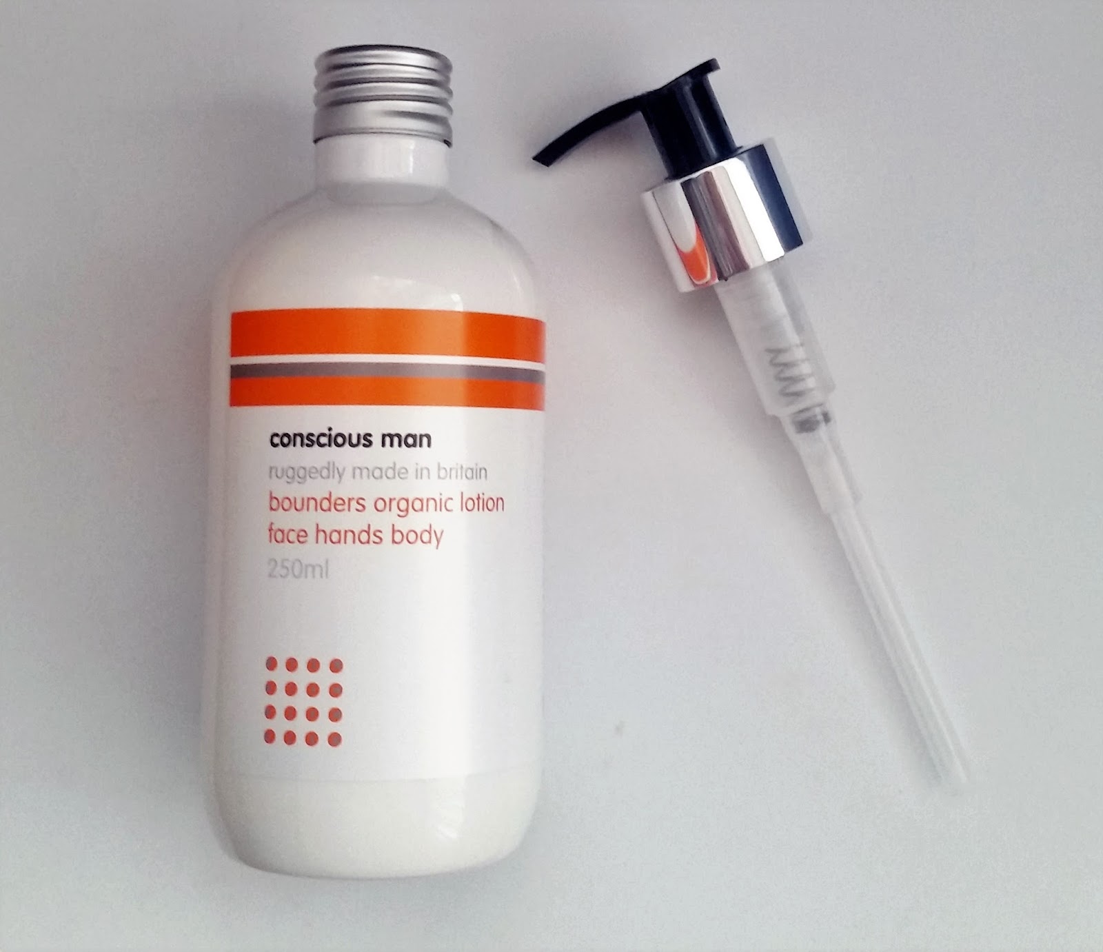 Conscious Skincare Conscious Man Body Wash And Lotion. Blonde Male