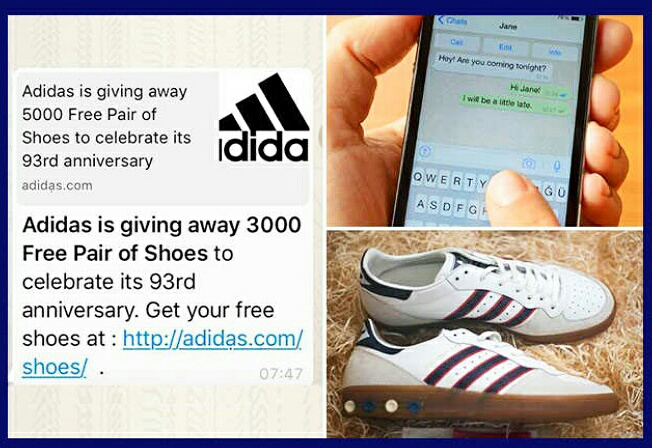 adidas offers 3100 free shoes